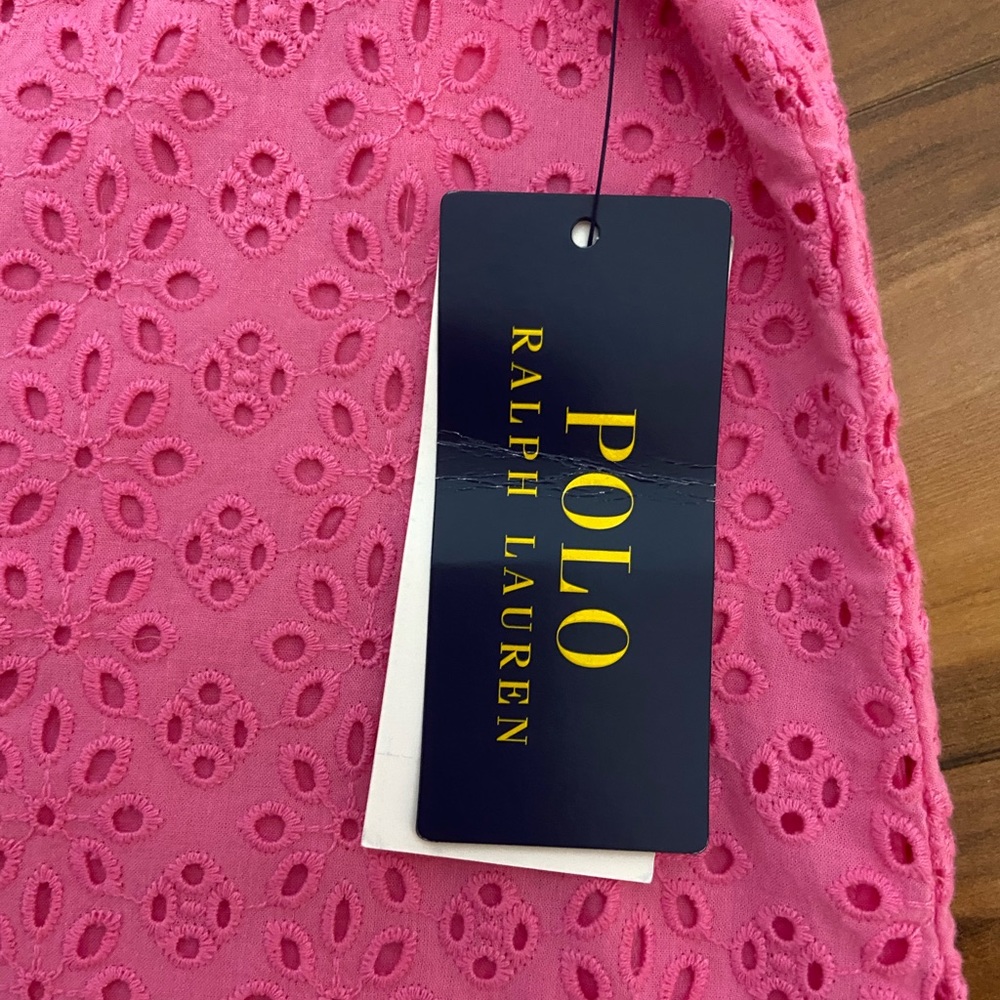 NWT Ralph Lauren Polo Toddler Girls Dress in Pink Size 2T - Picture 6 of 7
